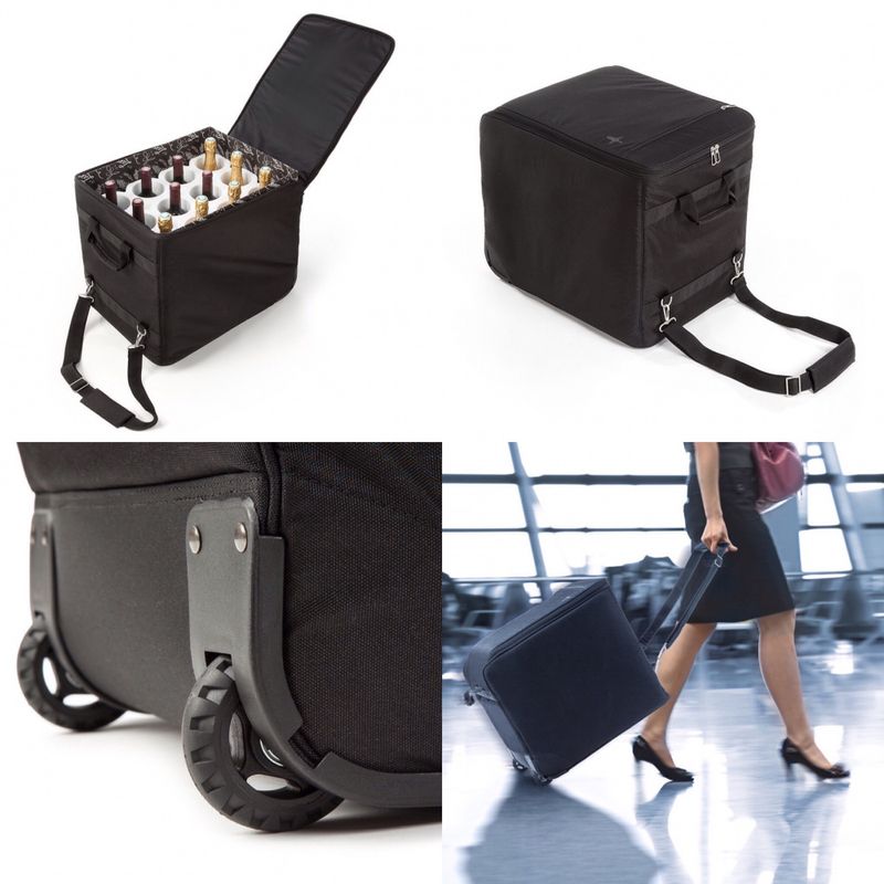 Lazenne vinkoffert, 12 flasker