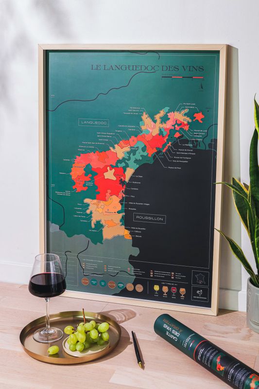 Skrapekart Languedoc fra1020 Degustations