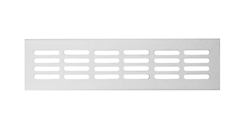 Hvit ventilasjonsrist til vinskap, 30 cm