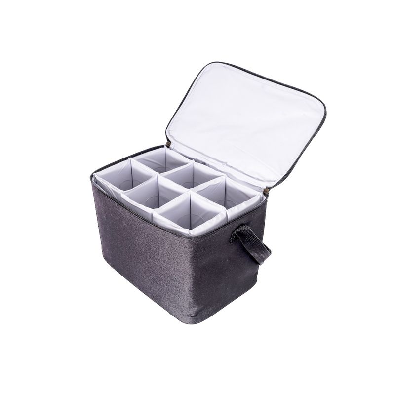 Bag for 6 vinglass, Box-in-bag transportveske