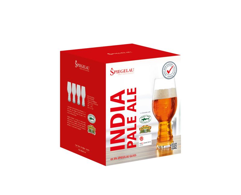 Spiegelau Craft Beer Glasses IPA ølglass, 4-pk