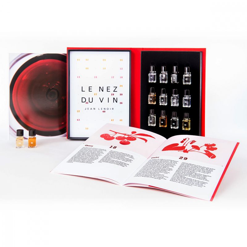 Le Nez aromasett - 12 aromaer for rødvin