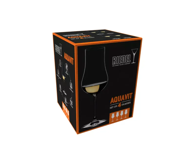 RIEDEL BAR TUMBLER AQUAVIT SET, 4-PACK