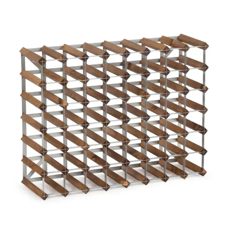 Vinstativ 56 flasker, montert, dark oak, TWC/56AR
